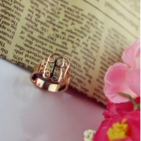 custom monogram rings