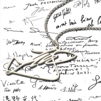 Specialized Necklace with Signature in Silver