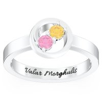 Personalized Eternity Promise Ring