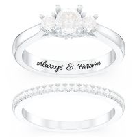 3-Stone Wedding Ring Sets