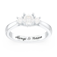 3-Stone Diamond Engagement Ring