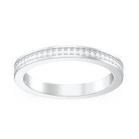 Pavé Milgrain Wedding Band