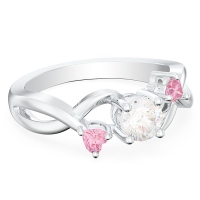 Custom Everlasting 3-Stone Ring