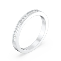 Pavé Milgrain Wedding Ring