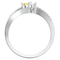 Infinity Promise Ring with Accents