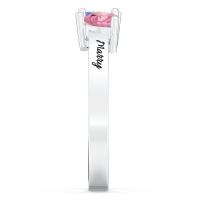 Inverted Twin Heart Ring