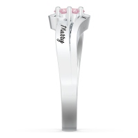 Personalized Promise Flower Ring