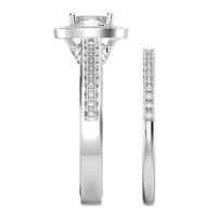 Personalized Oval Gemstone Bridal Sets