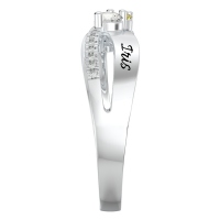 Infinity Promise Ring with Accents